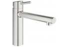 Drezová batéria GROHE Concetto 1/2" na postavení, wys. 265 mm, supersteel, páková