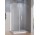 Dverí krídlové s stenou SanSwiss PUR PU31 pravé, chróm, szr. do 1600 mm, wys. do 2300 mm (MAX), číre