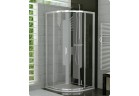 Štvrťkruhový sprchovací kút, dverí otwierane SanSwiss TOP-LINE TER prom. 550 mm, szer. 800 mm, wys. 1900 mm, strieborná matné, číre 