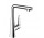 Drezová batéria páková Hansgrohe Talis Select S na postavení, wys. 339 mm, brúsená oceľ, otočné výtokové rameno