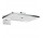 Horná sprcha Hansgrohe Rainmaker Select 460 3jet dł. 586 mm, biela/chróm, rameno 450 mm