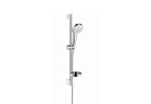 Sprchový set Hansgrohe Croma Select S Vario 0,65 m, biela/chróm, mydlovnička Casetta