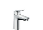 Umyvadlová batéria 1 držiak Hansgrohe Logis 100 wys. 187 mm, chróm, súprava odtokový LowFlow