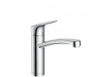 Drezová batéria 1 držiak Hansgrohe Logis 160 wys. 271 mm, chróm, montáž przed oknem