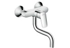 Drezová batéria 1 držiak Hansgrohe Logis stenová, dł. 209 mm, chróm, 150 mm +/- 12 mm 