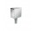 Prípojka hadice Hansgrohe FixFit Square bok 64 mm, chróm