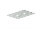 Horná sprcha z podwójnym osvetelním Zucchetti Isyshower stropná, 370 x 240 mm, chróm