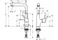Jednouchwytowa bateria umywalkowa Hansgrohe Talis S 210 z obrotową wylewką 120°, z kompletem odpływowym, DN15, chrom- sanitbuy.pl