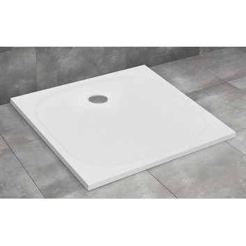 Sprchová vanička Radaway Zantos C biela, 80 x 80 cm, antypoślizgowy, - sanitbuy.pl