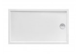 Sprchová vanička pravouhlý, akrylátové Roca Granada Medio 140 x 80 x 7,5 cm, biela 