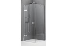 Dverí dvojdielny Novellini Gala G+F dverí szer. 86 - 88,5 cm, ľavé, číre, chróm
