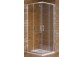 Štvorcový sprchovací kút Hüppe ena 2.0 dverí posuvné dvojdielny, chróm/strieborná lesklá, číre Anti-Plaque- sanitbuy.pl