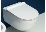 Misa WC Závěsná + sedadlo s pozvoľným sklápaním Flaminia APP biela, 54 x 36 cm, bez náteru- sanitbuy.pl