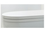 Sedátko WC Flaminia Link43,5 x 36 cm, biela, poliester- sanitbuy.pl