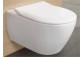 Závesné wc Villeroy&Boch Subway 2.0 Combi-Pack spolu s pozvoľným sklápaním sedadlo cienką, biela- sanitbuy.pl