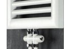 Ventil s termostatom Irsap 50 mm po osi rovný - biely
