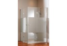 Dverí sprchové Huppe Design Pure skladacie, szer. 70 cm, wys. 190 cm, chróm, sklo przexroczyste
