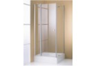 Dverí sprchové Huppe Design Pure Krídlové s pevným segmentom 800 mm