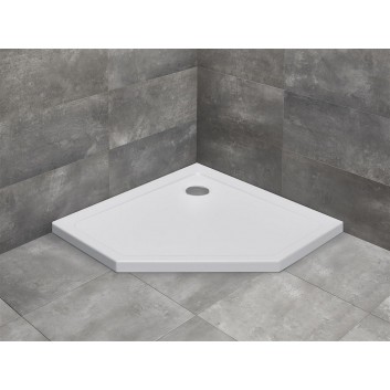 Pięciokątny sprchová vanička z wypełnieniem 90x90cm Radaway Doros Plus PT- sanitbuy.pl