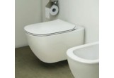 Závesné wc Ideal Standard Tesi AquaBlade 53,5x36,5 cm biela + klozetové sedátko druhu Thin, s pozvoľným sklápaním