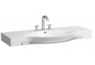 Umývadlo na stěnu Laufen PALACE s relingom 1200 x 510 mm s 3 otvormi na batériu blaty umywalki s možnosťou odrezania biela