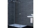 Dverí posuvné Huppe Xtensa Pure Walk-In 1401 - 1600 mm, ľavé, z 1 časti, el. stály, číre Anti-Plaque, chróm/strieborná lesklá
