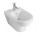 Bidet Villeroy & Boch O.Novo 36x56 cm, závesný, Biely Alpin, 1-otvorový, z prepadom